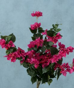 Buchet flori artificiale Bougainvillea Fucsia / Verde, H70 cm