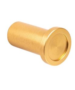 Buton pentru mobila Round, finisaj alama intunecata periata, D:25 mm - Viefe