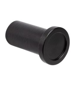 Buton pentru mobila Round, finisaj negru periat, D:25 mm - Viefe