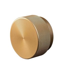 Buton pentru mobilier Graf Big, alama intunecata periata, D 38 mm - Viefe