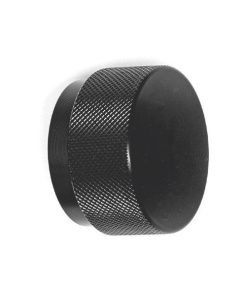 Buton pentru mobilier Graf Big, negru periat, D 38 mm - Viefe