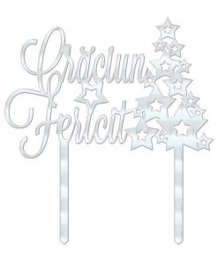Cake topper Craciun fericit! v4 - Tomvalk