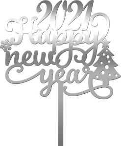 Cake topper - Happy New Year 2021 - Tomvalk
