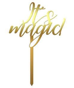 Cake topper Its magic - Tomvalk