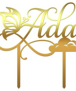 Cake topper personalizat nume Ada Fn - Tomvalk