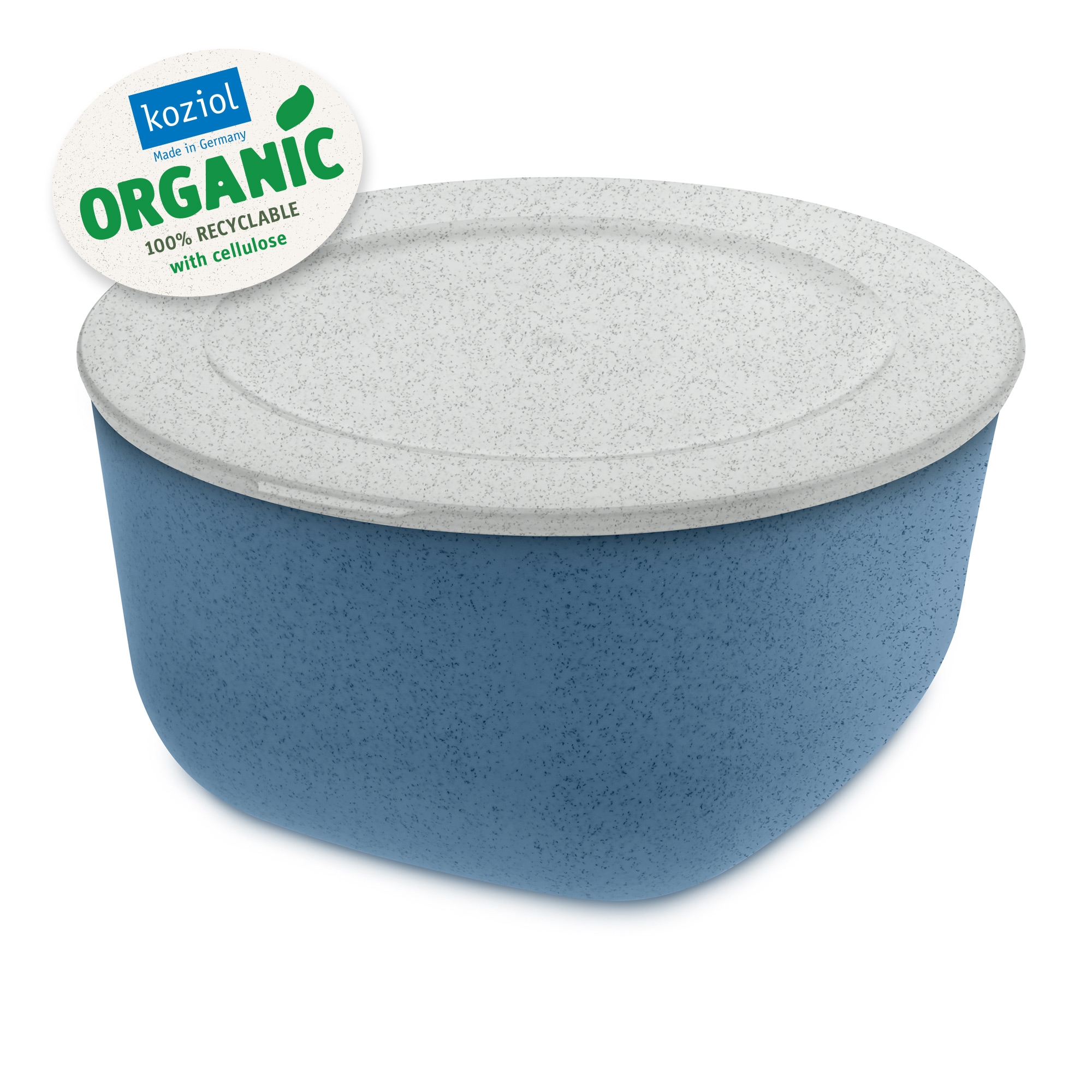 Caserola cu capac, 100% Reciclabil, Connect L Organic Albastru, 2 L