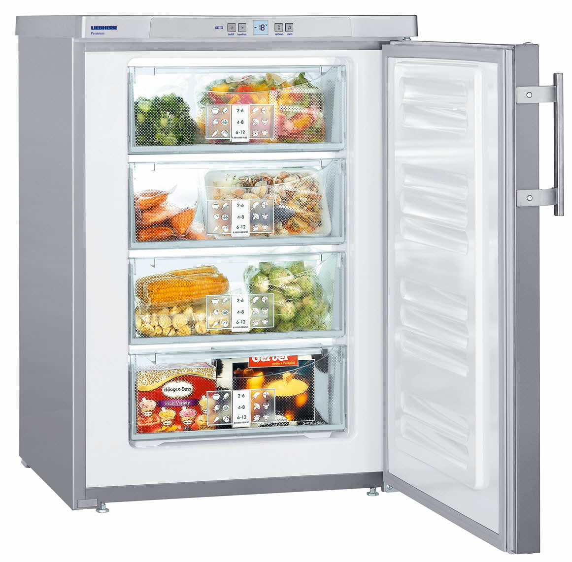 Congelator Liebherr Premium GPesf 1476 104 litri SmartFrost VarioSpace MagicEye h85cm Clasa E inox