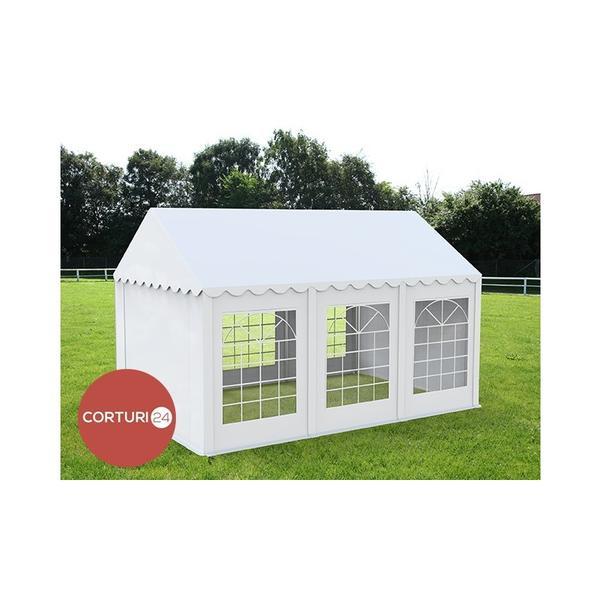 Cort Evenimente Economy, PVC alb, 4x6 m - Corturi24
