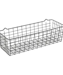 Cos multifunctional pentru organizare si depozitare, negru, 33x12x9 cm - Maxdeco