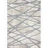 Covor decorativ dreptunghiular, model geometric, 200 x 120 cm, gri, Topi Dreams