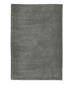 Covor decorativ, fir scurt, antiscamosare, 133x195 cm, gri, Topi Dreams