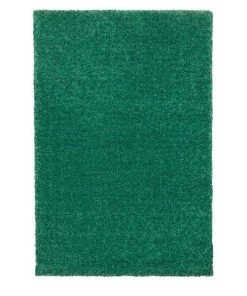 Covor decorativ, fir scurt, antiscamosare, 133x195 cm, verde, Topi Dreams
