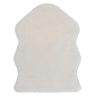 Covor din blana artificiala, moale, calduros si confortabil, 85x55 cm, alb