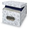 Cutie pentru depozitare din carton, Scatola XL Alb / Gri, L50xl42x31 cm