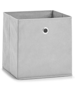 Cutie pentru depozitare Fleece, Pastel Colors, l28xA28xH28 cm-Gri deschis