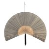 Decoratiune de perete din bambus Jaime Negru, l145xH72 cm