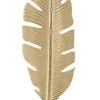 Decoratiune metalica cu suport lumanare Leaf A Auriu / Negru, l10xA10xH34 cm