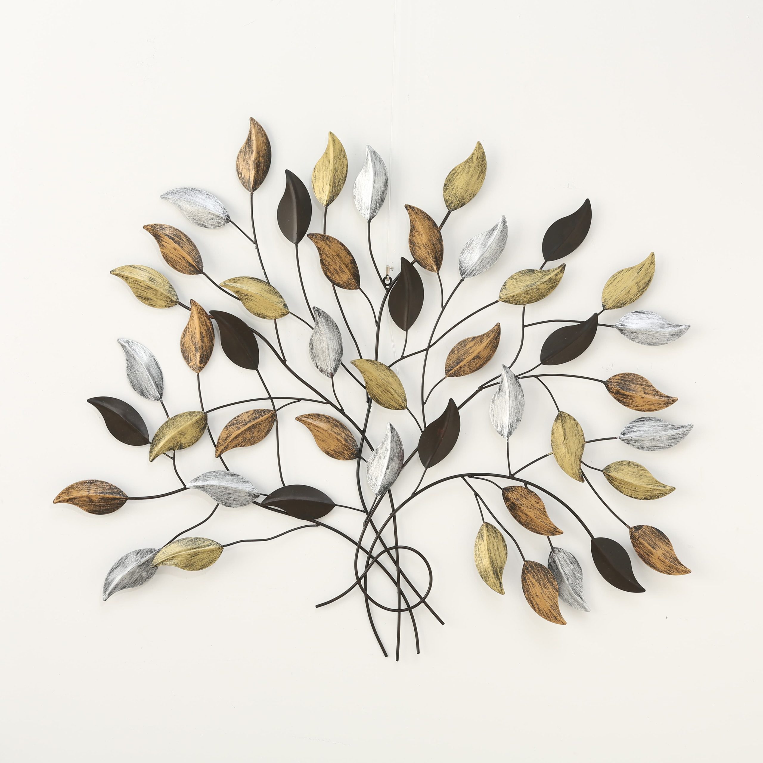 Decoratiune metalica de perete Fagus Multicolor, l103xA2xH91 cm
