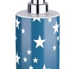 Dozator pentru sapun, din ceramica, Stella Albastru, Ø9xH18 cm