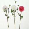 Fir floare artificiala Cherry Dahlia Multicolor, Modele Asortate, H71 cm