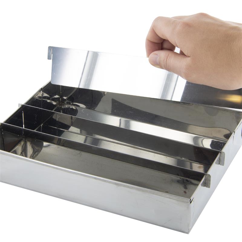 Forma inox pentru prajitura Tabla de sah - imagine 3