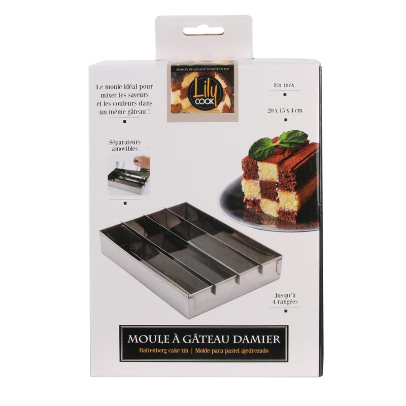 Forma inox pentru prajitura Tabla de sah - imagine 5