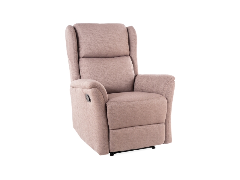Fotoliu Recliner tapitat cu stofa Zeus Maro, l74xA93xH108 cm