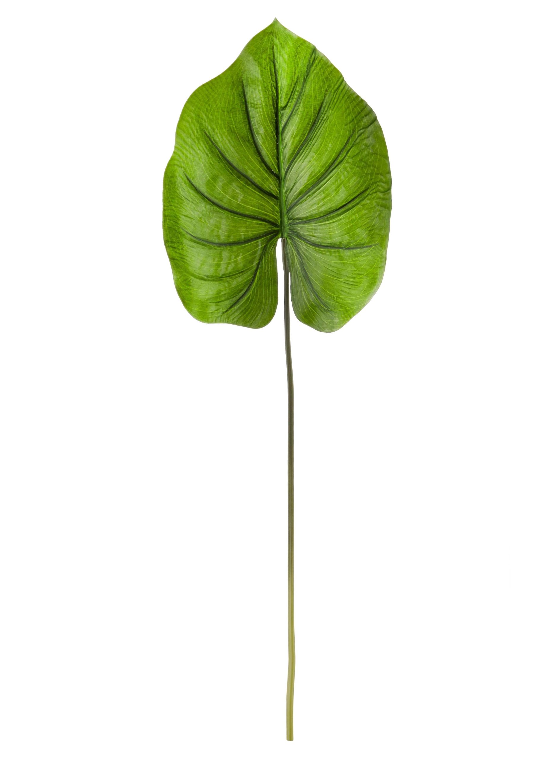 Frunza decorativa artificiala Diamond Leaf Verde, H30 cm