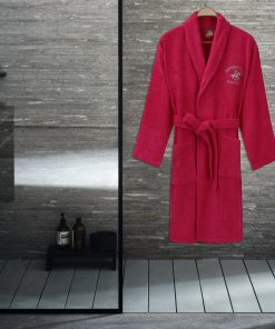 Halat de baie femei, din bumbac, Beverly Hills Polo Club 700 Roz, S / M