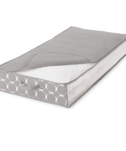 Husa cu fermoar depozitare pilote si art textile sub pat-HOOP 50x100x15cm