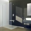 Cabina de dus Walk-in Besco Aveo 90cm sticla securizata 8 mm tratament ProClean
