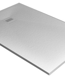 Cadita dus dreptunghiulara slim Radaway Kyntos F 140x70x3cm marmura alb