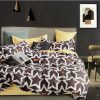 Lenjerie de pat finet 6 piese cu cearceaf universal pentru saltea de 160&times;200 si 180&times;200, z57