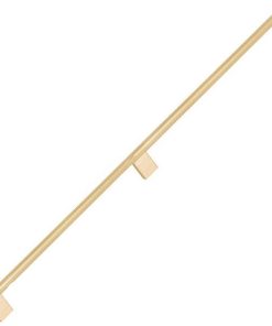 Maner pentru mobilier Graf Mini Long, finisaj alama intunecata periata, L: 1200 mm - Viefe