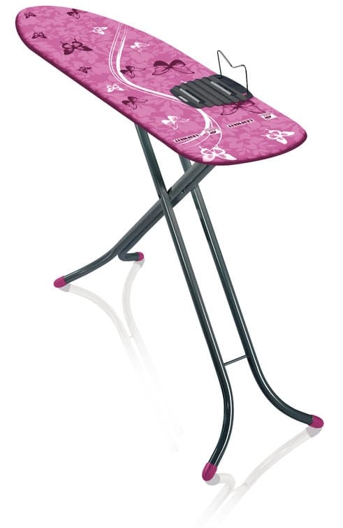 Masa de calcat cu cadru metalic, Air Board M Roz / Antracit, L120xl38xH78-98 cm
