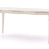 Masa din MDF si pal Catherine Ivoir / Auriu, L190,4xl100xH75 cm