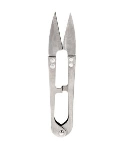 Mini foarfeca de gradina din otel, Pruner Crom, L10,8 cm