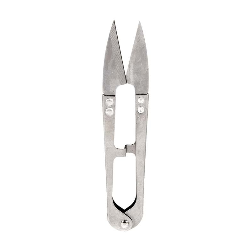 Mini foarfeca de gradina din otel, Pruner Crom, L10,8 cm