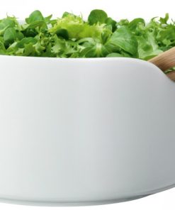 Bol cu tacamuri servire salata LSA International Dine 24cm