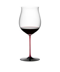 Pahar pentru vin, din cristal Black Series Grand Cru Burgundy / Negru, 1050 ml, Riedel