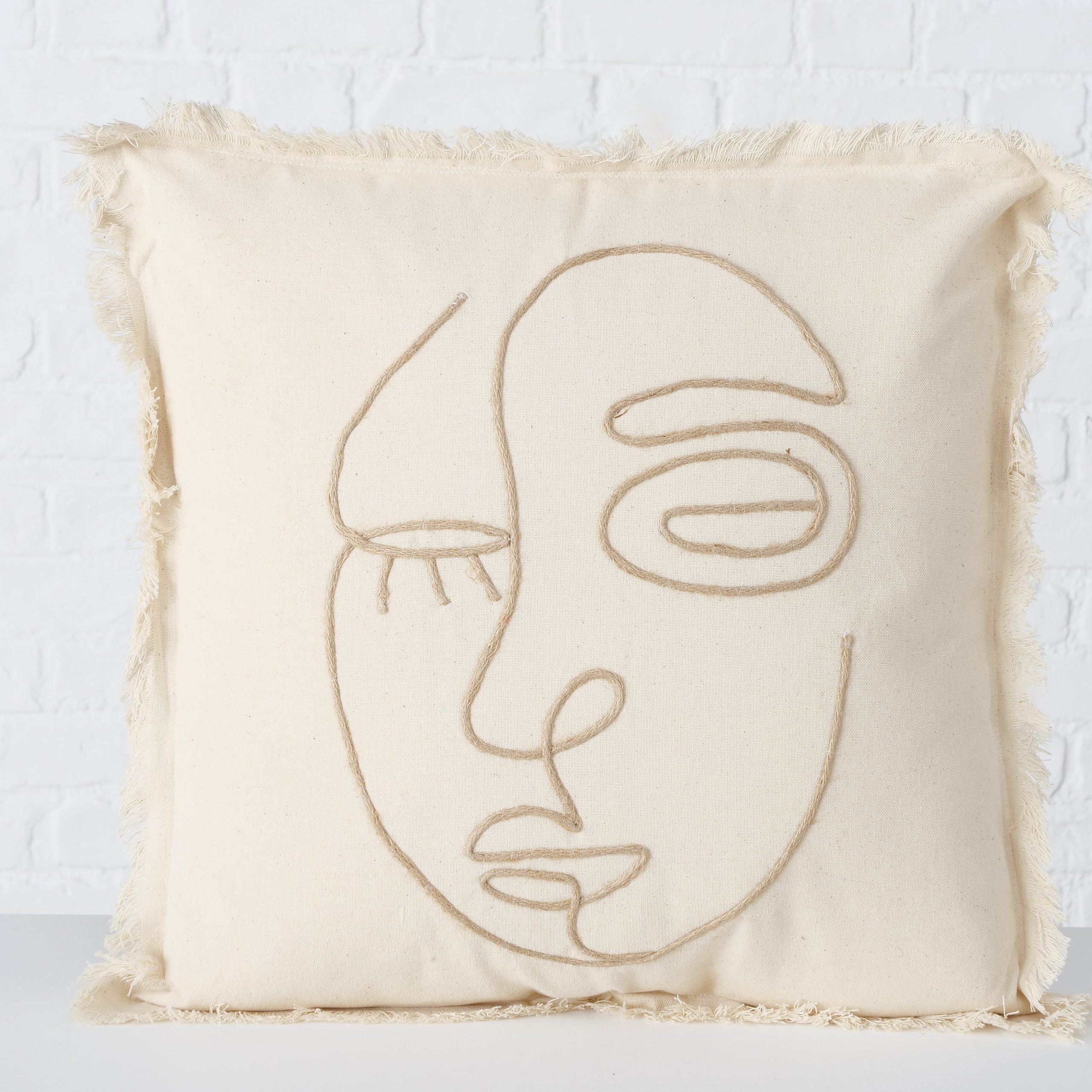 Perna decorativa din bumbac Pica Bej, L45xl45 cm