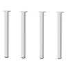 Picior masa din aluminiu cu profil patrat 60x60 mm, H710, set 4 buc - Maxdeco