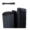 Protectie vizuala gradina, PVC, Antracit, 1 x 4 m - Caerus Capital