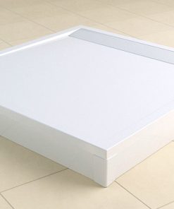 Set masca frontala si laterala pentru cadite de dus SanSwiss PWIL 70x160cm h9.5cm alb