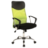 Scaun de birou ergonomic, tapitat cu stofa Q-025 Green / Black, l62xA50xH111-120 cm