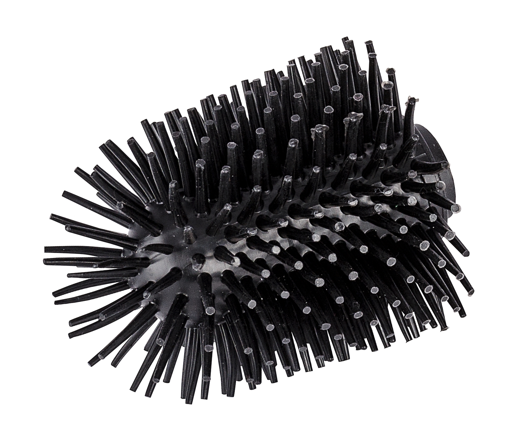 Rezerva perie toaleta din silicon, fara maner, Brush Medium Negru, Ø7,5xH9,3 cm
