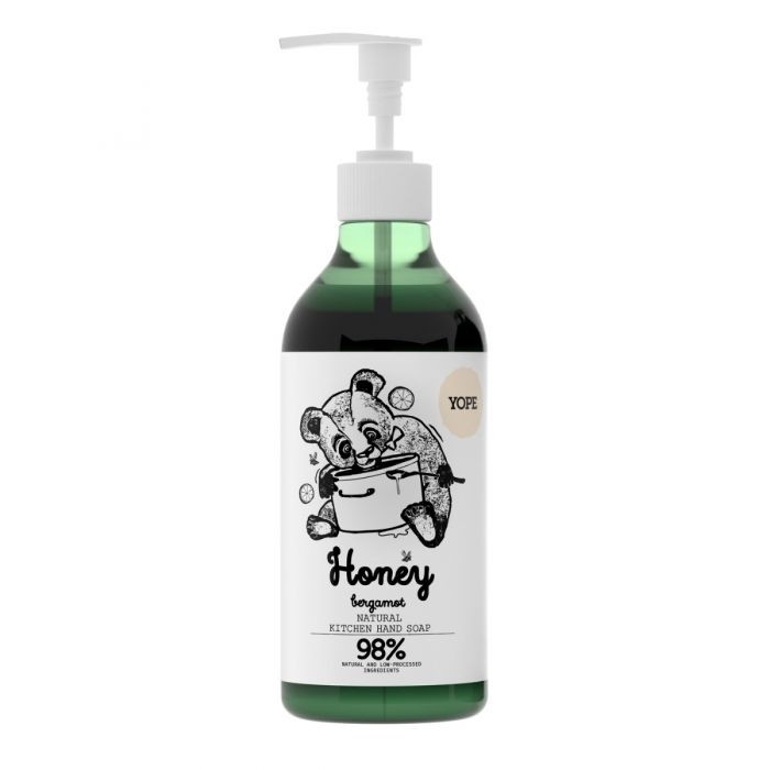 Sapun de maini cu miere si bergamota, ingrediente naturale, 500 ml, Yope