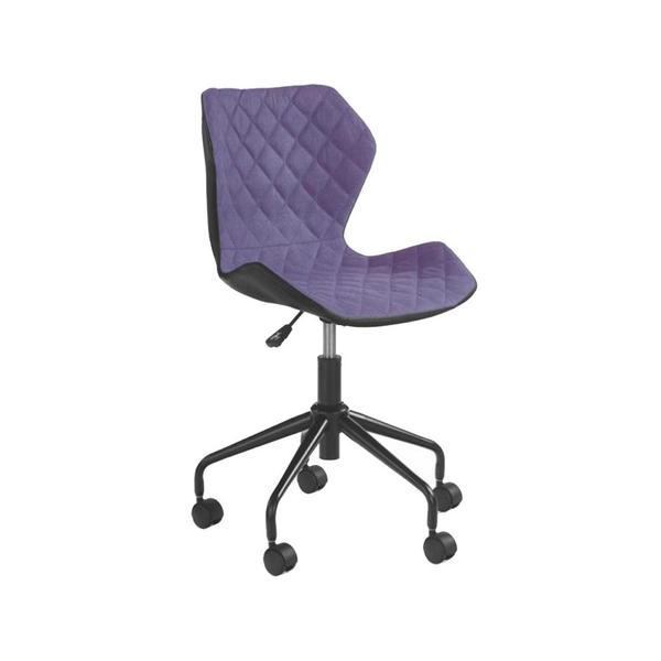 Scaun birou copii HM Matrix, negru/mov