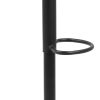 Scaun de bar din metal Finch Negru, Ø40xH80 cm