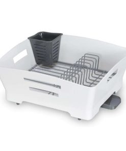 Scurgator de vase cu suport tacamuri detasabil, alb cu gri, Pelikan 31500 - Maxdeco